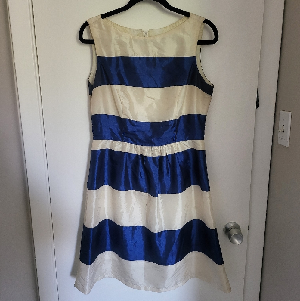 TINA Design Vintage Satin Mini Dress *Stained* see photos